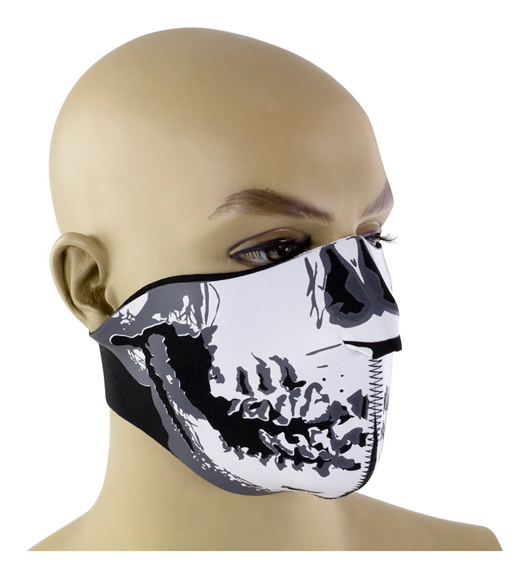 Bike It Neoprene Face Mask With Skull Design