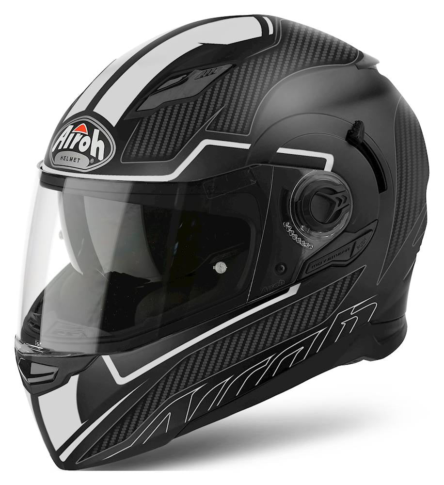 Airoh Helmet Movement S Full Face - Faster White Matt