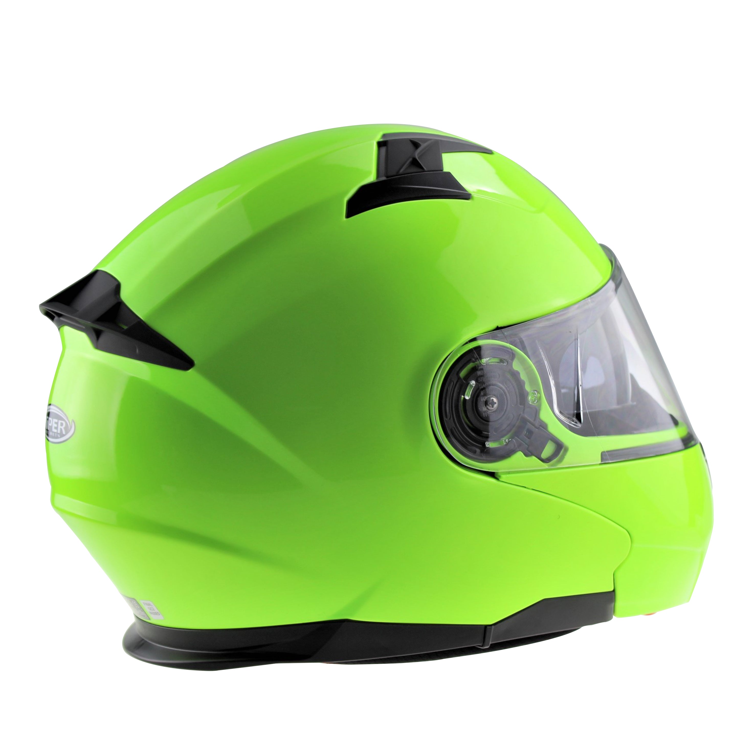 Viper RSV345 Flip-Up Motorcycle Yellow