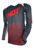 Shot Aerolite Optica Red Adults MX Jersey