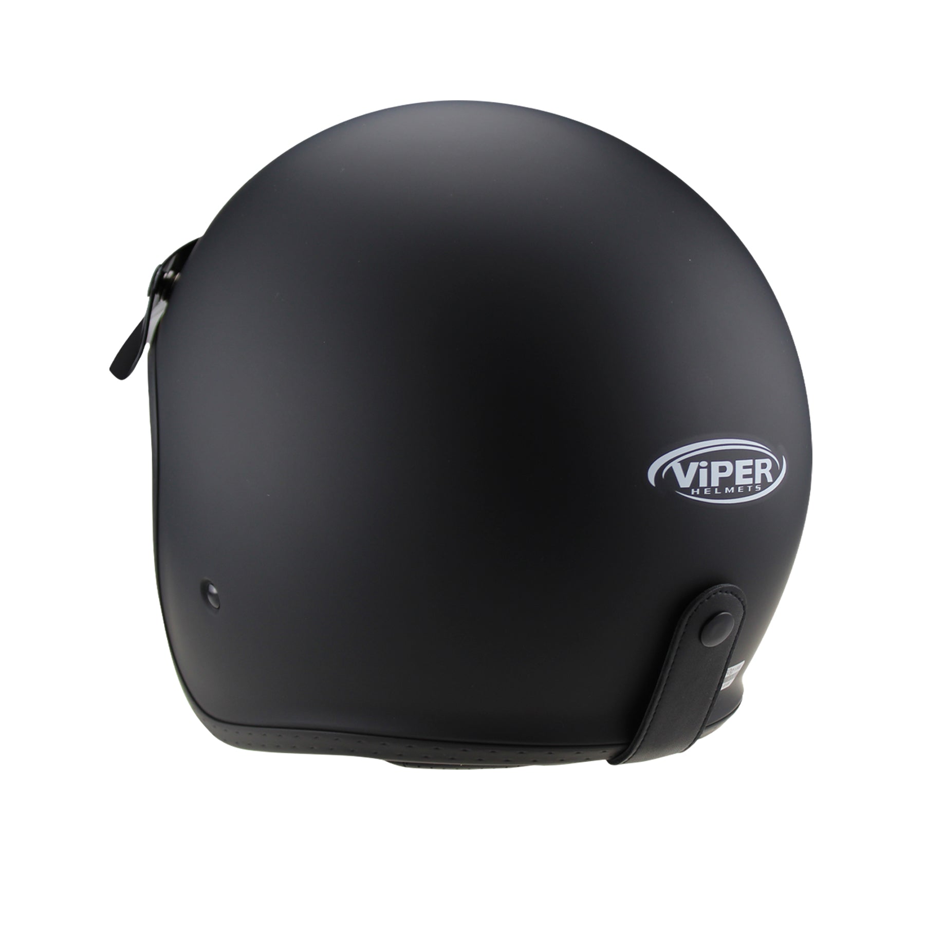 Viper RSV06+ Open Face Motorcycle Helmet Matt Black