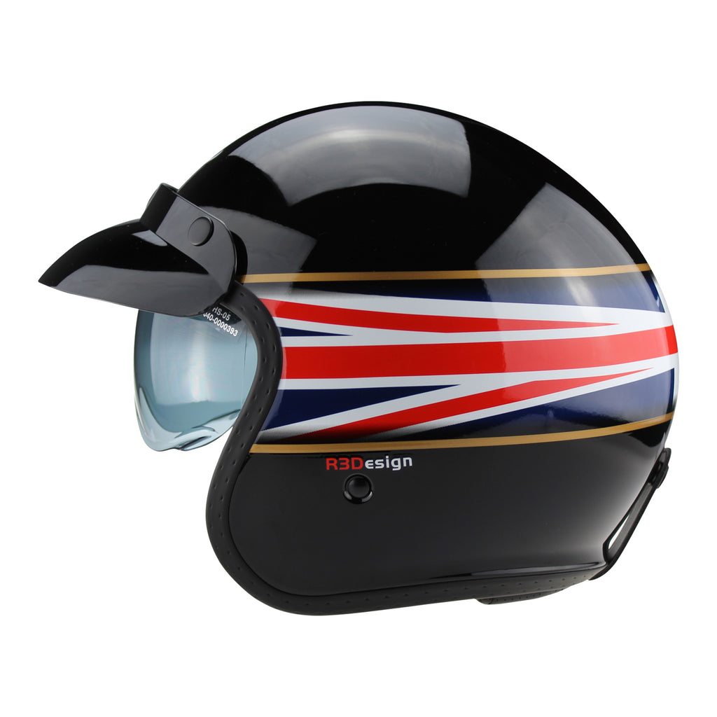 Viper RSV06+ Open Face Motorcycle Helmet Target UJ
