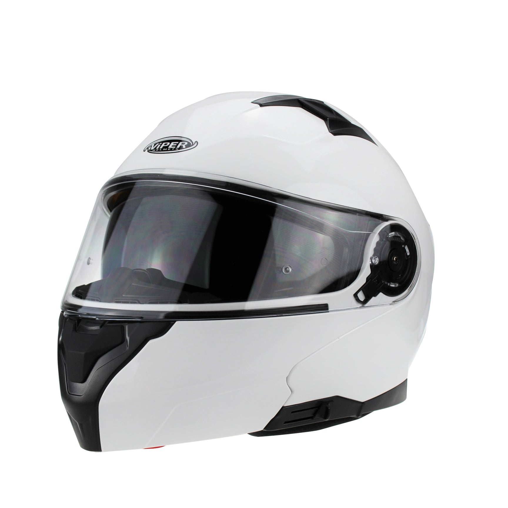 Viper RSV345 Flip-Up Motorcycle White