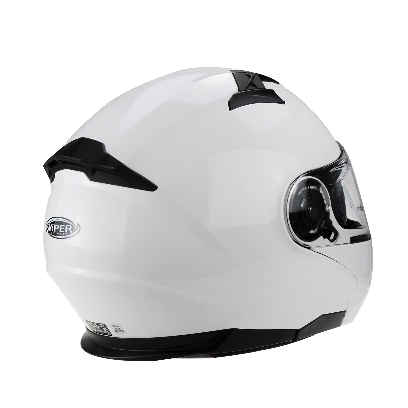 Viper RSV345 Flip-Up Motorcycle White